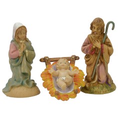 Cm 8 Nativity lux set of 3 pcs in pvc