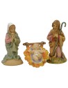 Cm 8 Natività lux set 3 pz in pvc Mondo Presepi