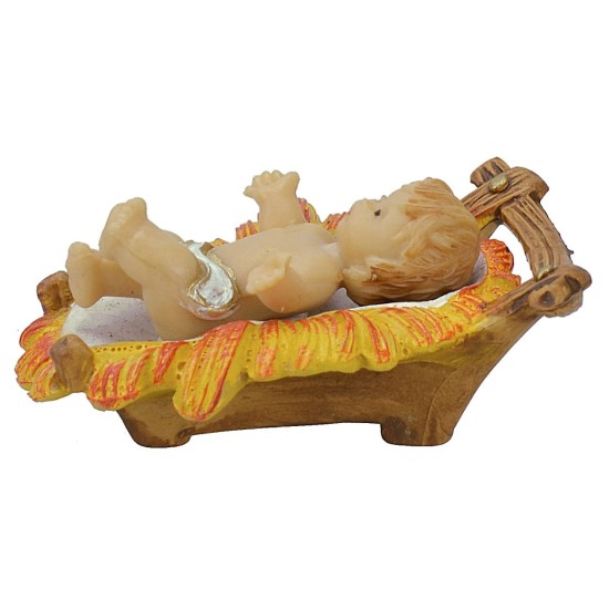 Cm 8 Natività lux set 3 pz in pvc Mondo Presepi