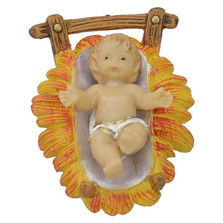 Cm 8 Natividad lux set 3 piezas en pvc Mundo Pesebres