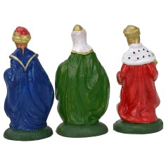 Cm 8 Conjunto de tres Reyes Magos Mundo Pesebres 2