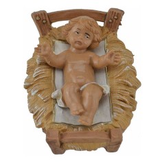 Niño Jesús con cuna serie 12 cm Fontanini Mundo Belenes