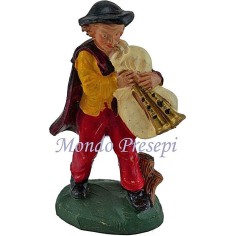 Cm 8 Zampognaro in pvc Mondo Presepi