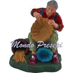 10 cm Cestaio Mundo Pesebres