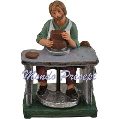 Cm 10 Vasaio con banco Mondo Presepi