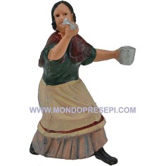 Mujer que come 10 cm Euromarchi Mundo Pesebres