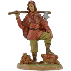 Boscaiolo serie Lux 20 cm Mondo Presepi