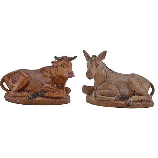 Ox and Donkey for statues height 15-16 cm