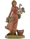 Mujer con oca en brazos serie Lux cm 20