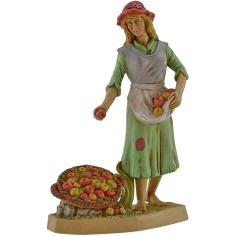 Fruttivendola serie Lux 20 cm Mondo Presepi