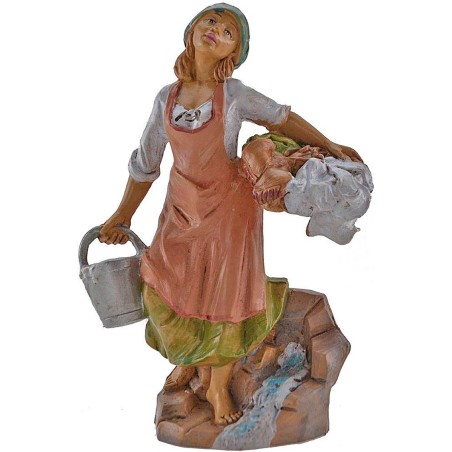 Laundress with 20 cm Euromarchi cloths