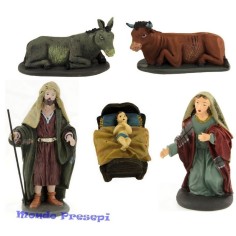 Natividad de 10 cm en Marmolina Mundo Pesebres