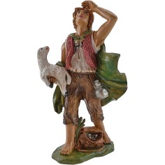 Shepherd with lamb 20 cm Euromarchi