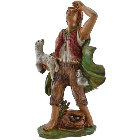 Pastore con agnello 20 cm Euromarchi Mondo Presepi