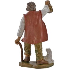 Pastor con linterna y oveja 20 cm Euromarchi 2