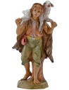 Pastor with sheep on the shoulders 15 -16 cm Euromarks