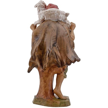 Pastor with sheep on the shoulders 15 -16 cm Euromarks