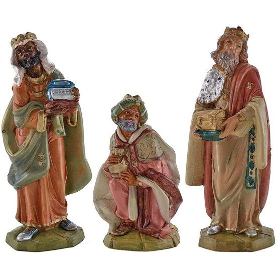 Tres Reyes Magos 20 cm Euromarchi Mundo Pesebres