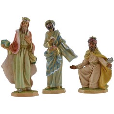 Tre Re Magi serie lux cm 20 Mondo Presepi