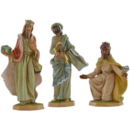 Tre Re Magi serie lux cm 20 Mondo Presepi