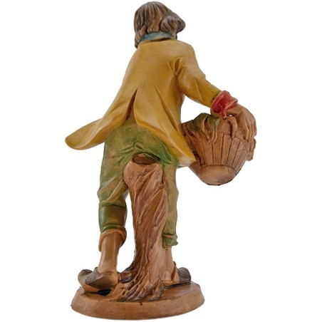 Hombre con cesta de verduras 15-16 cm Euromarchi