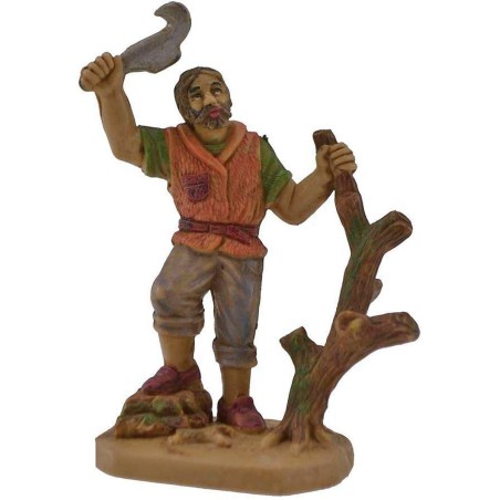 6 cm Woodcutter in pvc lux