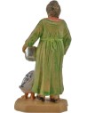 6 cm Peasant woman with goose lux