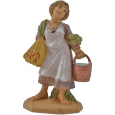6 cm Woman with bucket lux