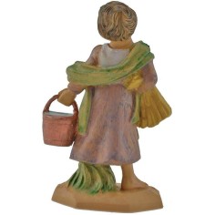 6 cm Donna con secchio lux Mondo Presepi 2
