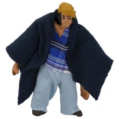 Hombre de pie cm 10 articulado Mundo Pesebres