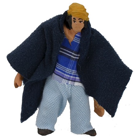 Uomo in piedi cm 10 snodato Mondo Presepi