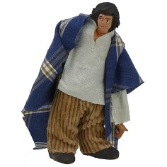 Man standing 8 cm with arm up-down