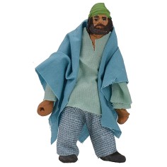 Hombre articulado de pie con mano perforada 8 cm Mundo Pesebres 2