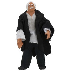 Uomo in piedi con busto snodato 13-14 cm