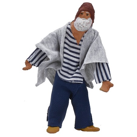 Hombre de pie con torso y brazos articulados de 12-13 cm
