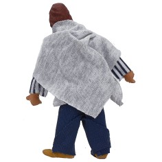 Hombre de pie con torso y brazos articulados de 12-13 cm 2