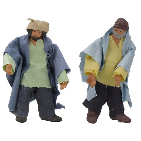 Hombre de pie articulado 8 cm Mundo Pesebres