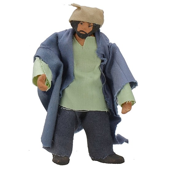 Hombre de pie articulado 8 cm Mundo Pesebres