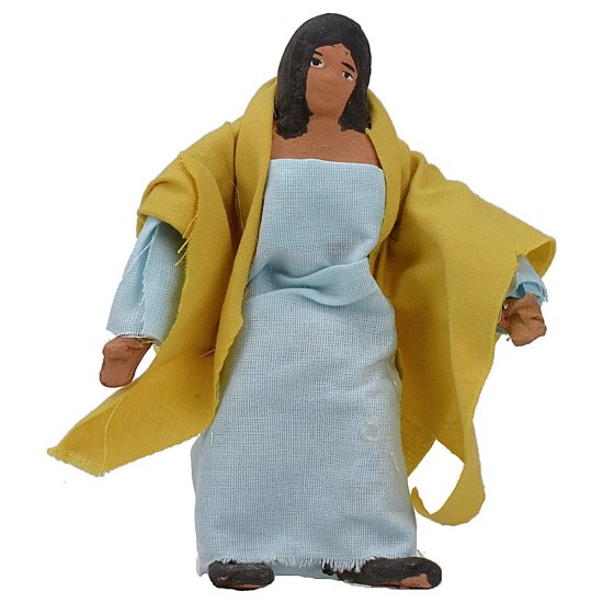 Mujer de pie articulada 10 cm Mundo Pesebres