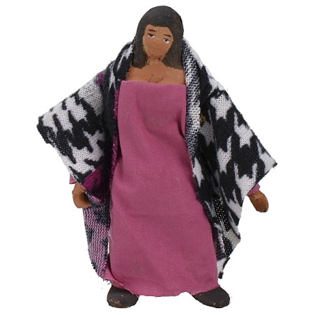 Mujer de pie articulada 10 cm Mundo Pesebres
