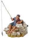 Pescador en movimiento serie 30 cm Pigini Mondo Presepi