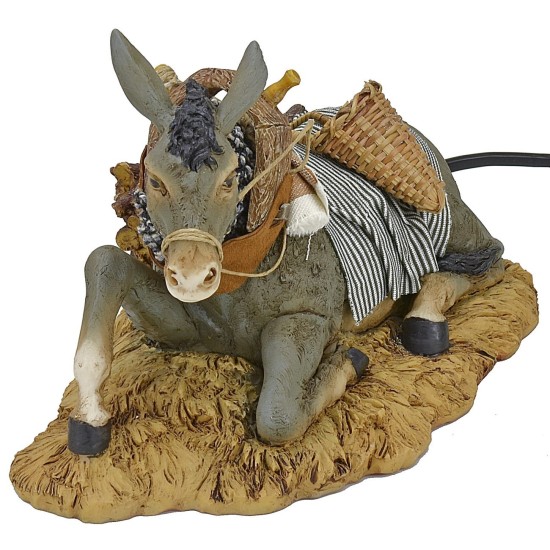 Burro en movimiento serie 30 cm Pigini Mondo Presepi