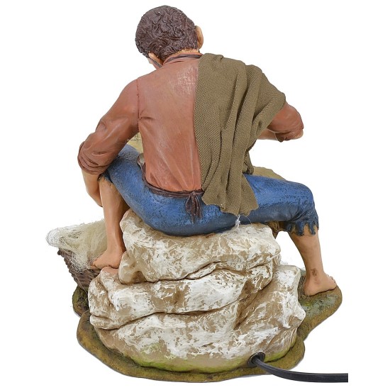 Tosatore e pecora in movimento serie 30 cm Pigini