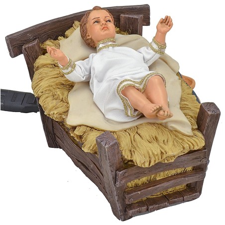 Bambino nella culla in movimento serie 30 cm Pigini