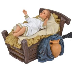 Bambino nella culla in movimento serie 30 cm Pigini 2