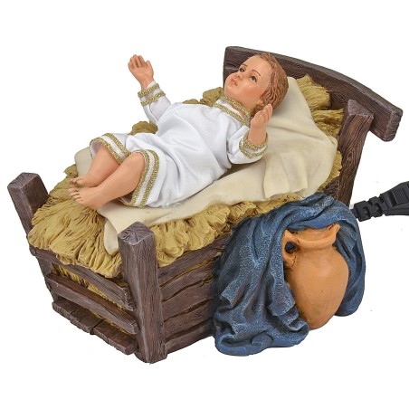 Bambino nella culla in movimento serie 30 cm Pigini