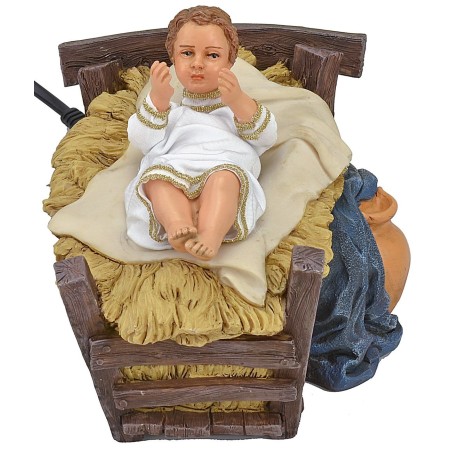 Bambino nella culla in movimento serie 30 cm Pigini