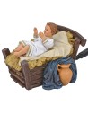 Niño en la cuna en movimiento serie 30 cm Pigini Mondo