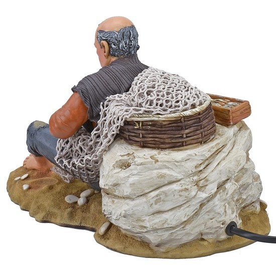 Aggiusta reti in movimento serie 30 cm Pigini Mondo Presepi