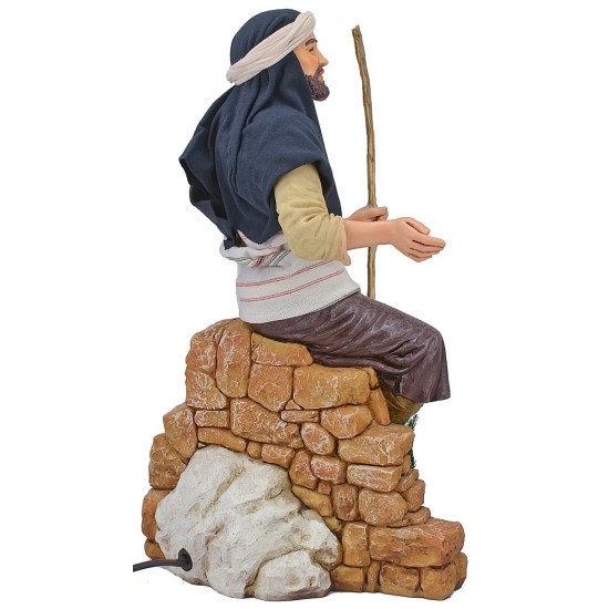San Giuseppe seduto in movimento serie 30 cm Pigini